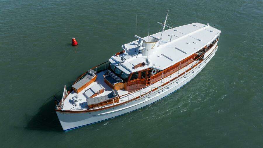 Flying Lady 58ft Trumpy Yacht For Sale