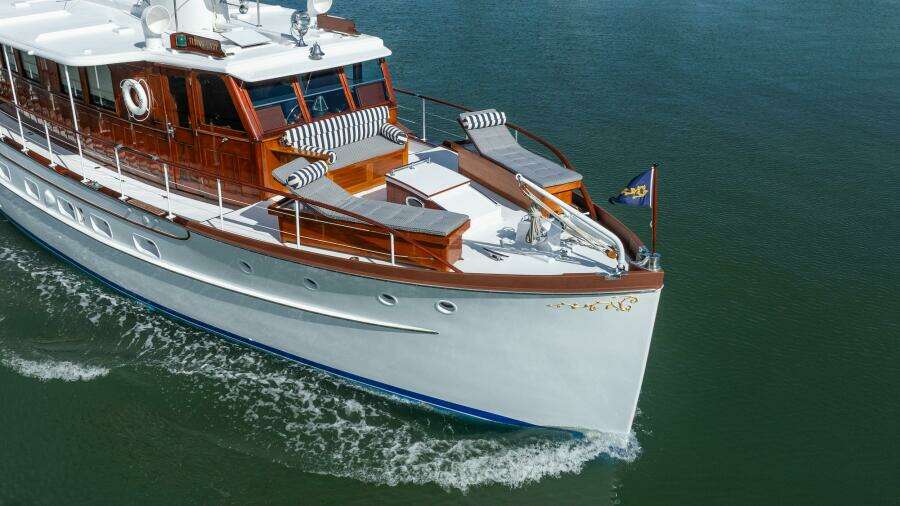 Flying Lady 58ft Trumpy Yacht For Sale