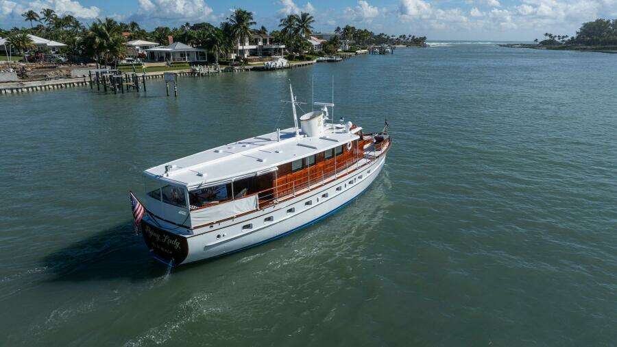 Flying Lady 58ft Trumpy Yacht For Sale