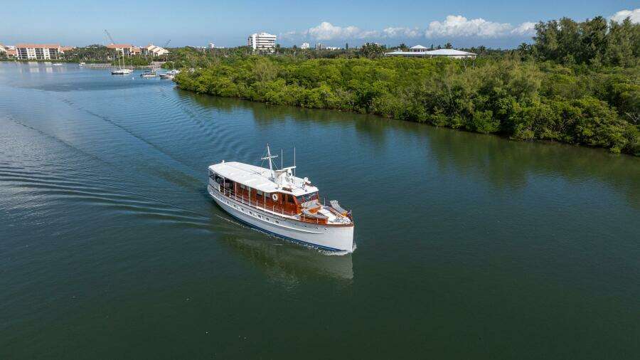 Flying Lady 58ft Trumpy Yacht For Sale