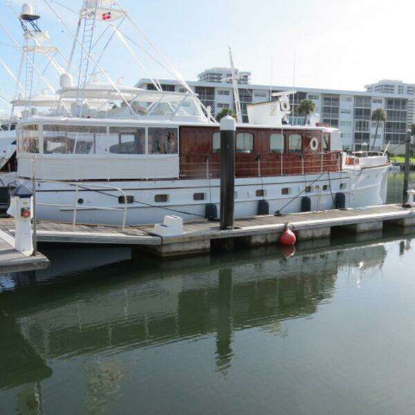 Flying Lady 58ft Trumpy Yacht For Sale