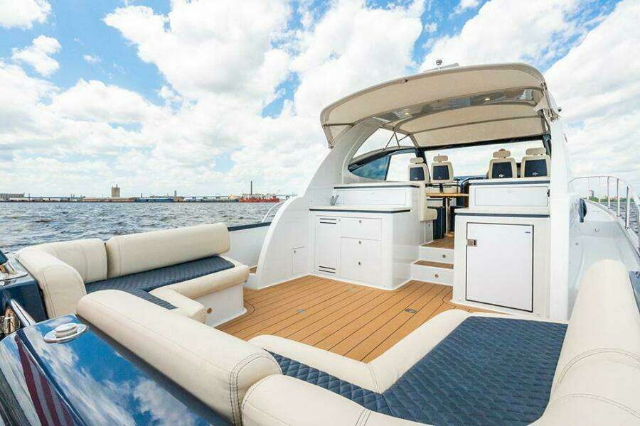 Cockpit view from aft stbd