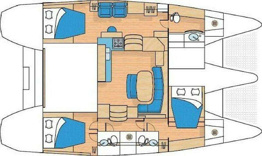 Anchored Soul 42ft Lagoon Yacht For Sale