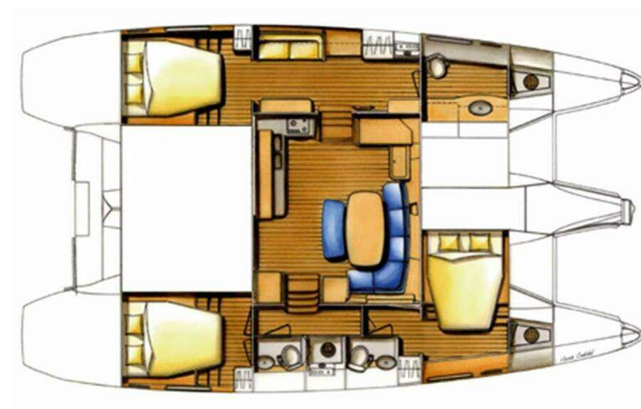 Anchored Soul 42ft Lagoon Yacht For Sale