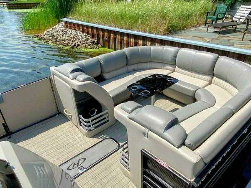 25ft Harris FloteBote Yacht For Sale
