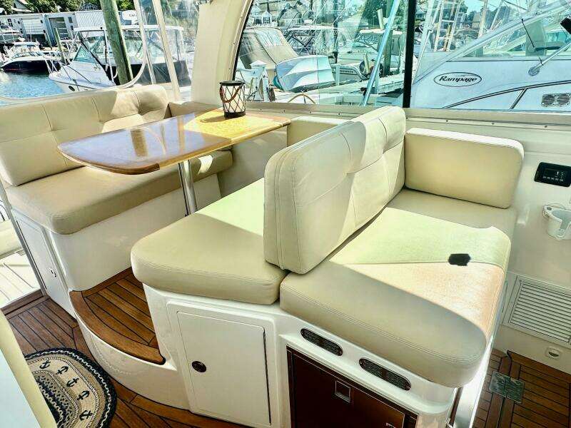 Helm Deck Dinette And Sleeper