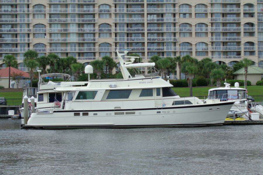 Ivory Lady 70ft Hatteras Yacht For Sale