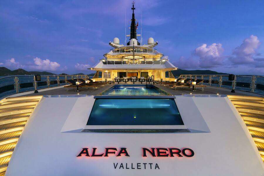 ALFA NERO 266ft Oceanco Yacht For Sale