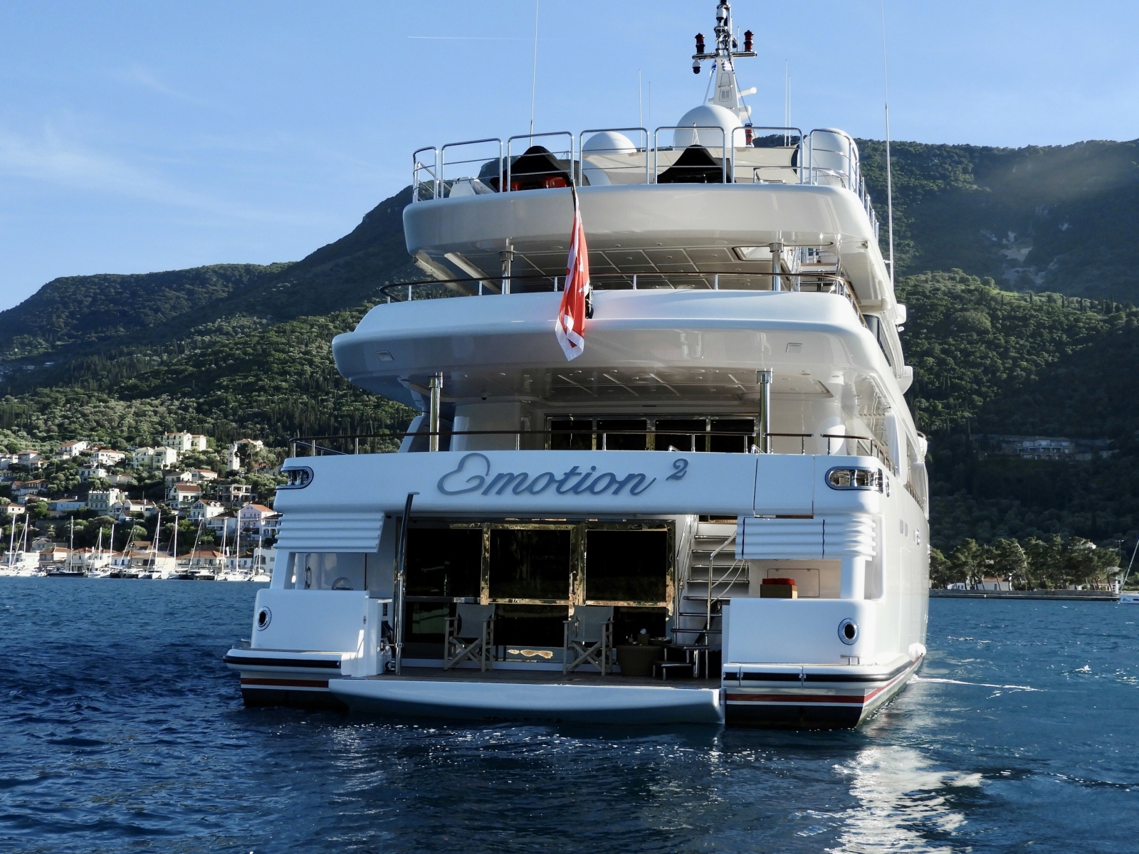 Stern with Transom Folded Down