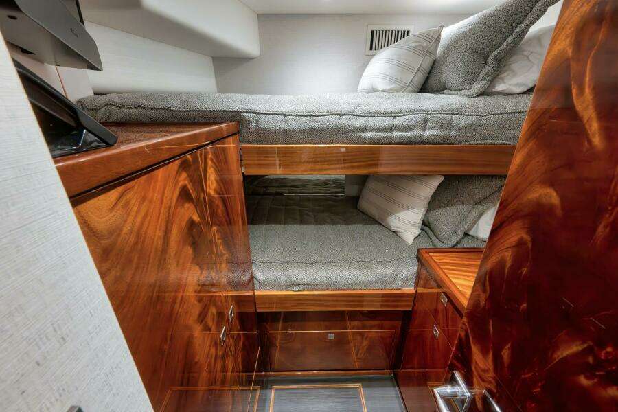 2025 Viking 90 Convertible- NIKKI BELLA- Crew Stateroom