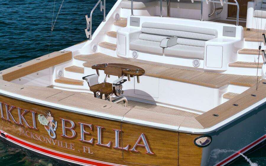 2025 Viking 90 Convertible- NIKKI BELLA- Transom