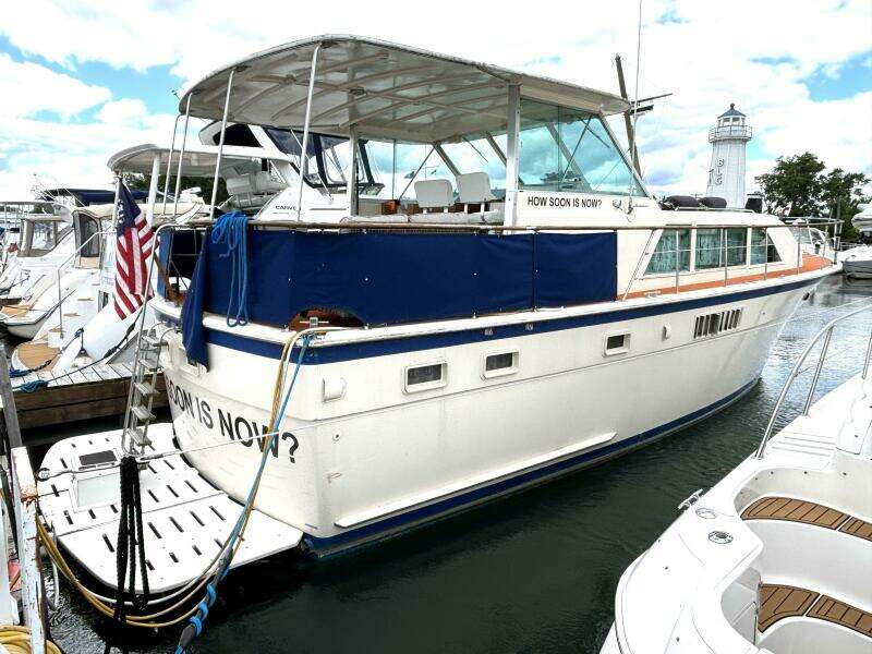 How Soon Is Now  43ft Hatteras Yacht For Sale