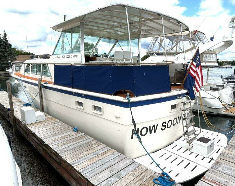 How Soon Is Now  43ft Hatteras Yacht For Sale