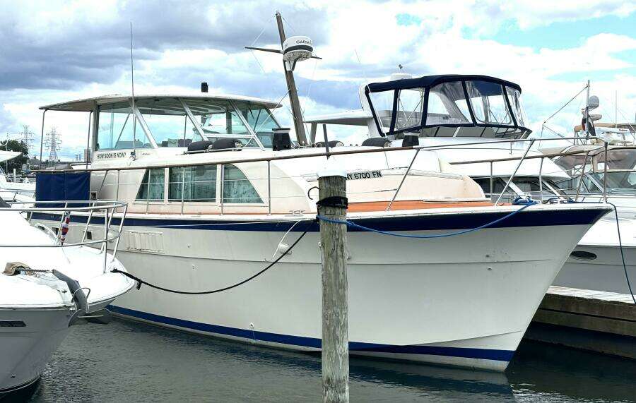How Soon Is Now  43ft Hatteras Yacht For Sale