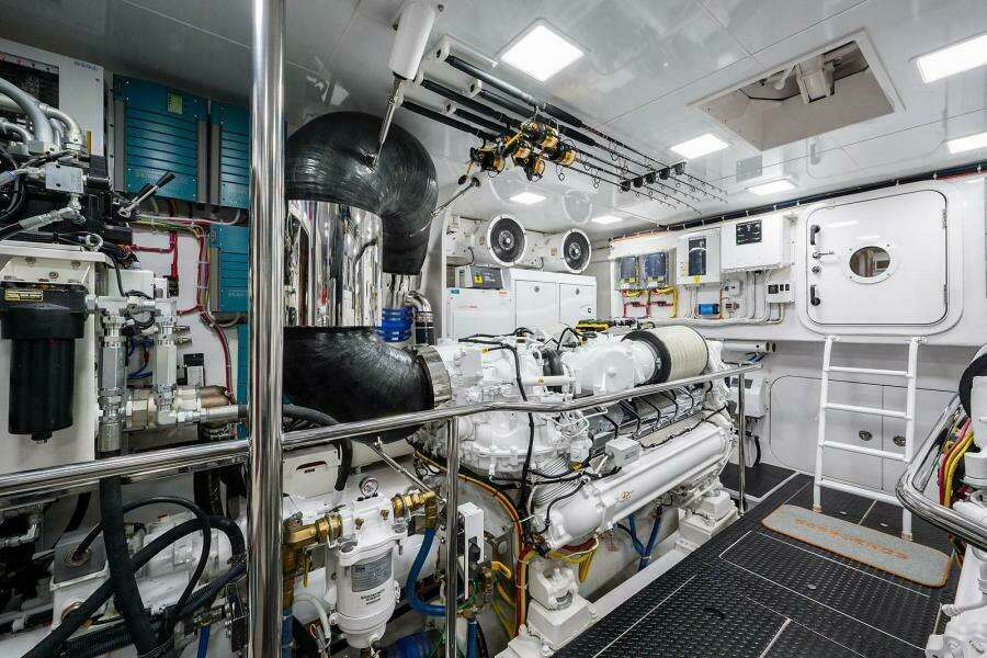Starboard Engine Looking Aft