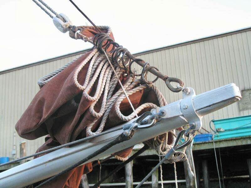 Gallant furled jib