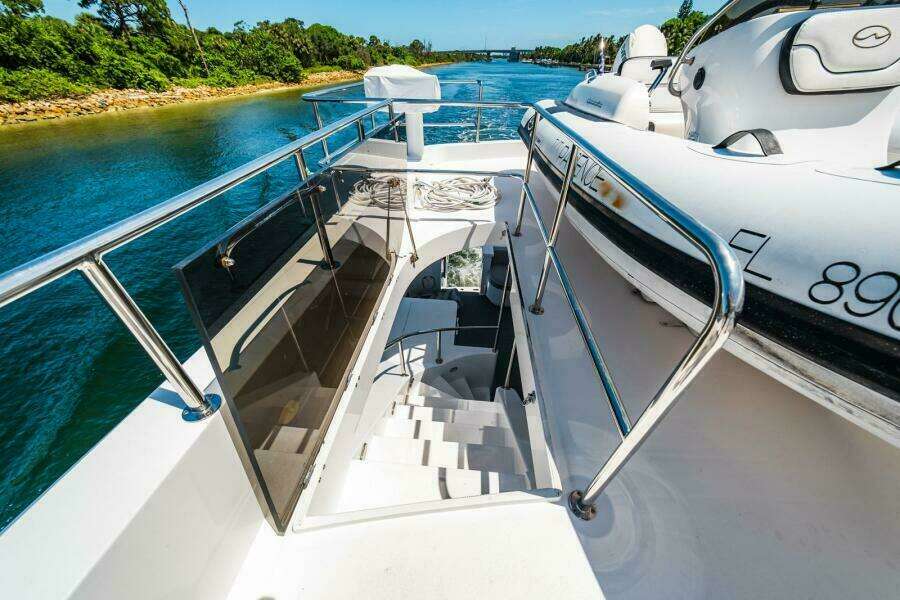 Steps to Aft Deck   