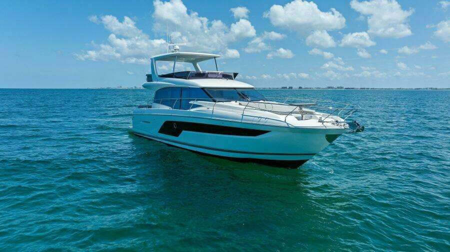 2022 59 Prestige Flybridge - How Sweet It Its - Profile