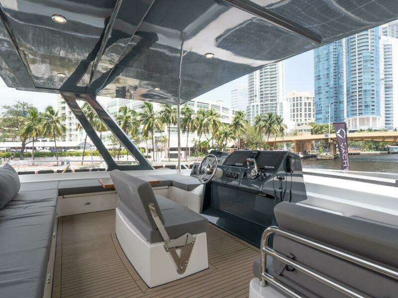 Alva OE 54 Flybridge Looking To Port