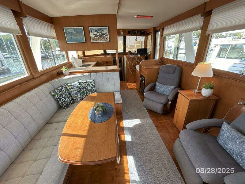 42' Grand Banks salon forward