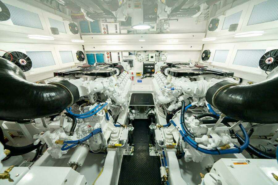 Viking 54 Open - Engine Room