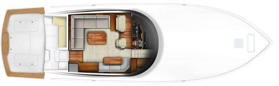 Viking 64 Sport Coupe - Layout