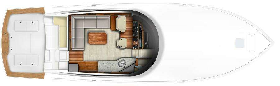 Viking 64 Sport Coupe - Layout