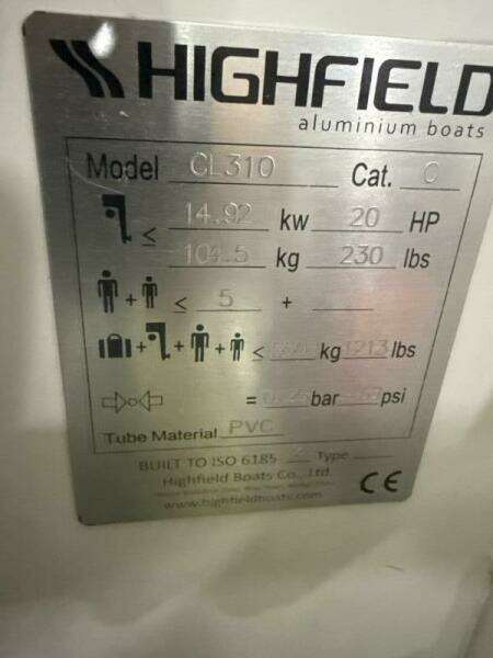 10ft Highfield Yacht For Sale