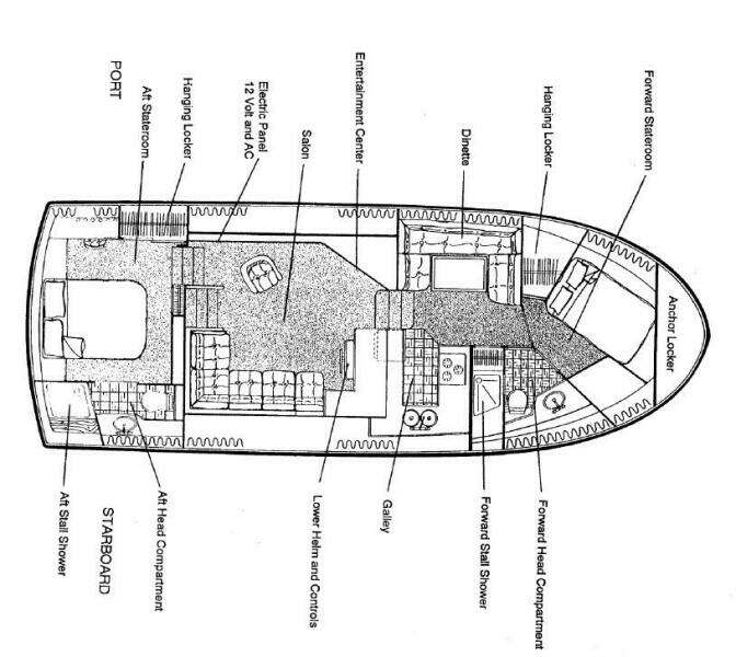 Carver 440 Aft Cabin