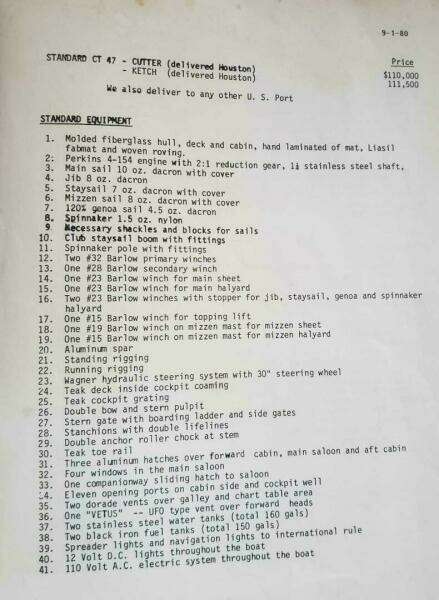 Satori 47ft CT Yacht For Sale