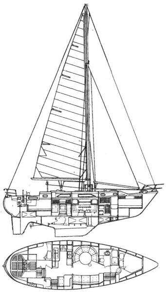 Divine Miss Em 43ft Slocum Yacht For Sale