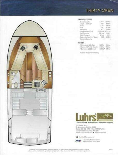 30ft Luhrs Yacht For Sale