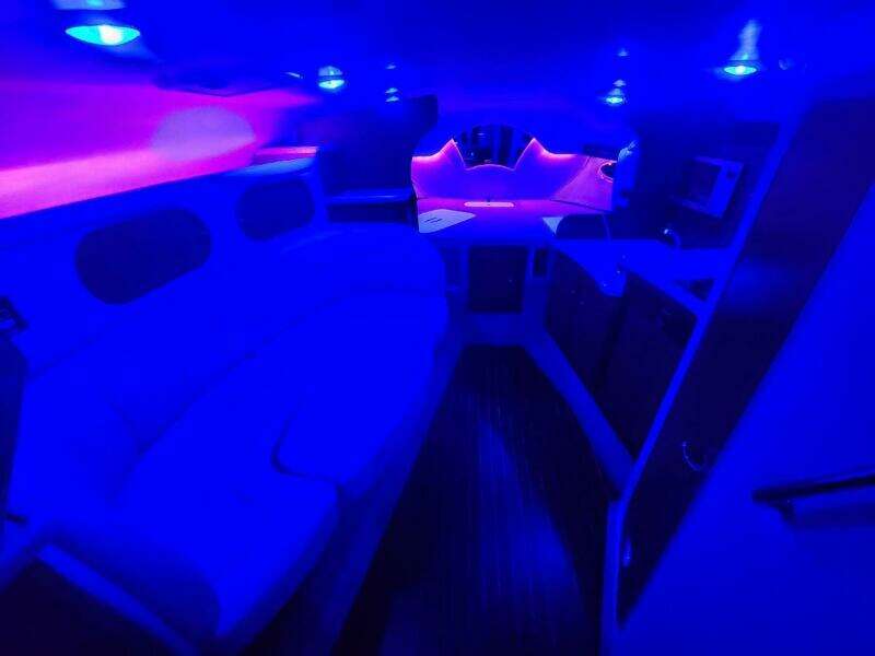 Interior blue light