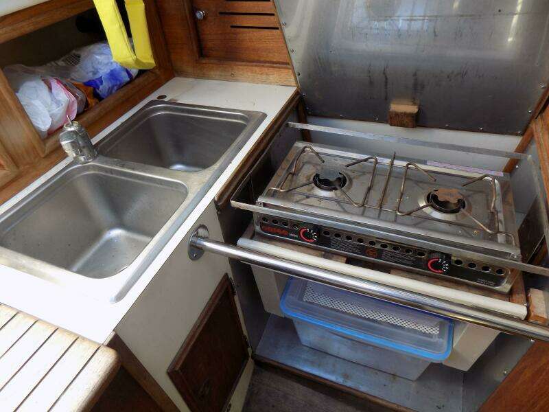 Sink and stove