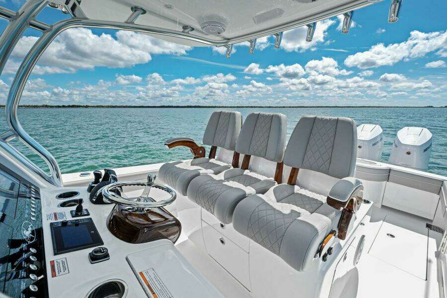 2025 Valhalla Boatworks V-37 GALATI YACHT SALES TRADE Helm