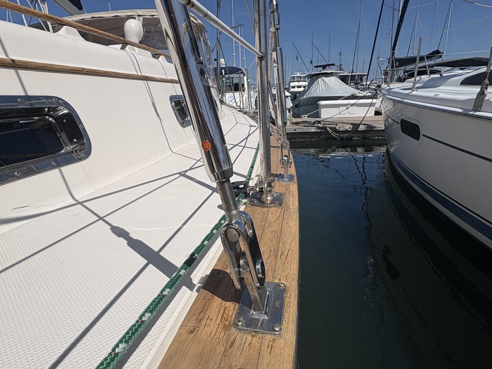 New wire standing rigging