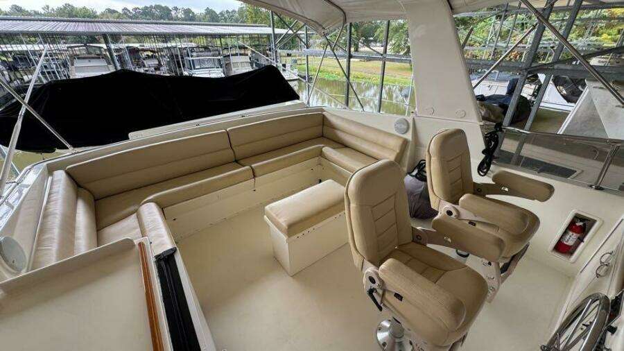 Flybridge looking aft