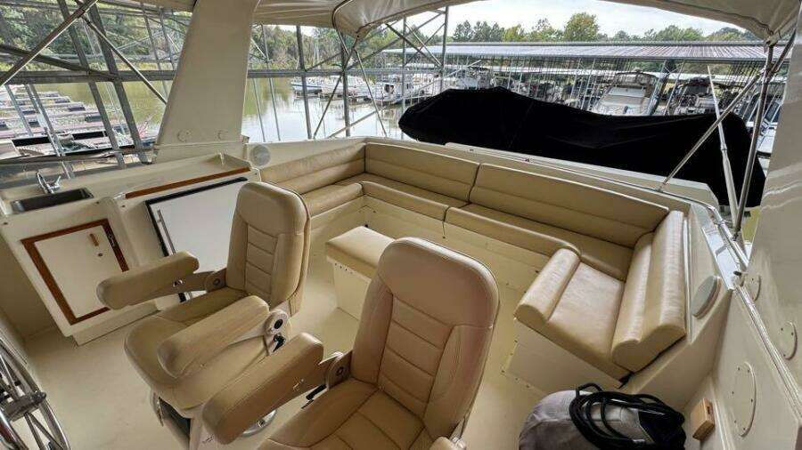 Flybridge looking aft