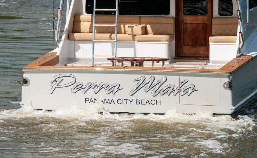 2010 Spencer 57 Convertible- Perra Mala- Transom