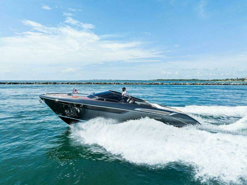Grey 38ft Riva Yacht For Sale