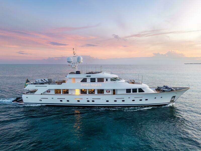 SWEET ESCAPE 130ft Christensen Yacht For Sale