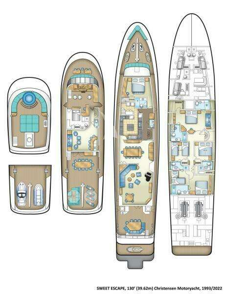 SWEET ESCAPE 130ft Christensen Yacht For Sale