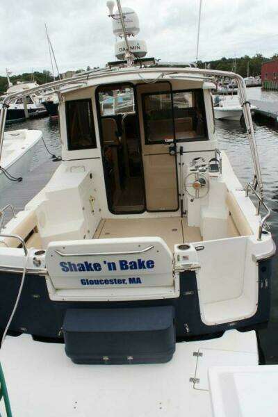 Aft View At Dock