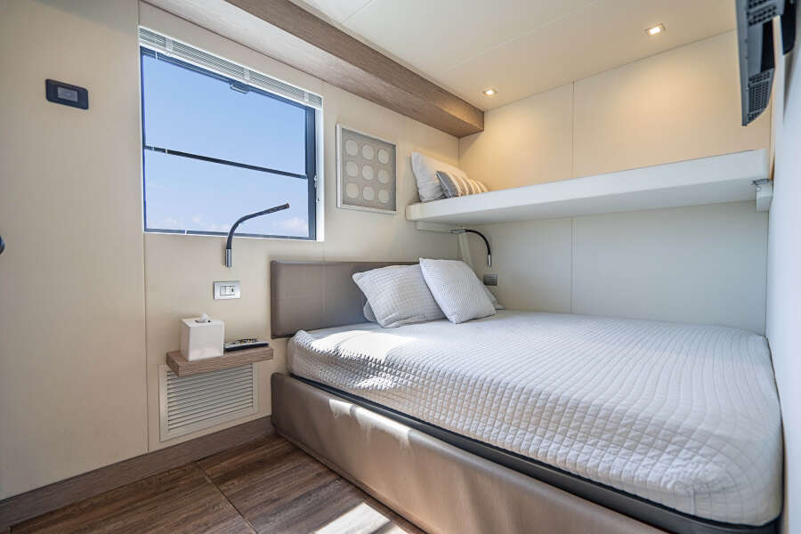 2017 Overblue 58 Powercat Guest Stateroom
