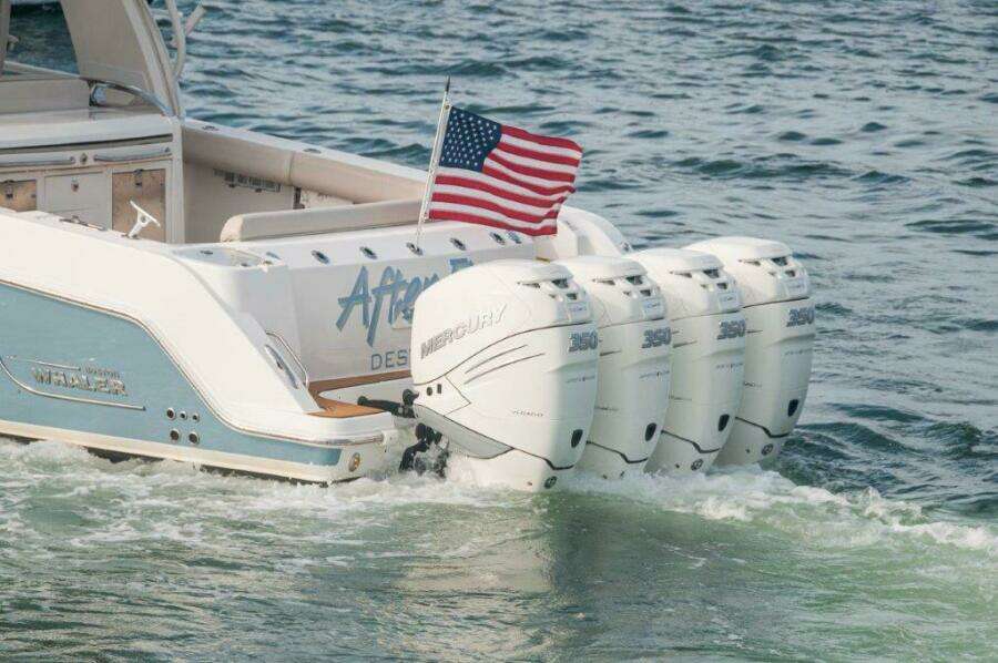2018 42 Boston Whaler 420 Outrage The Tyder II Engines