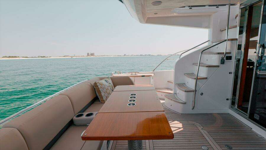 2011 Princess 64 'Harbor Story' - Aft Deck