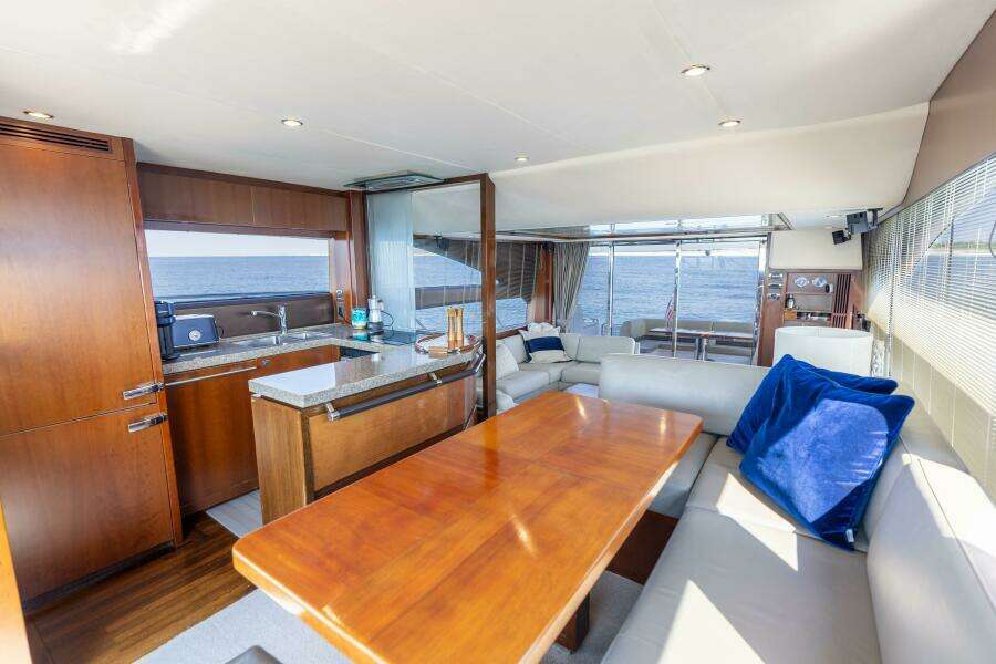 2011 Princess 64 'Harbor Story' - Dinette