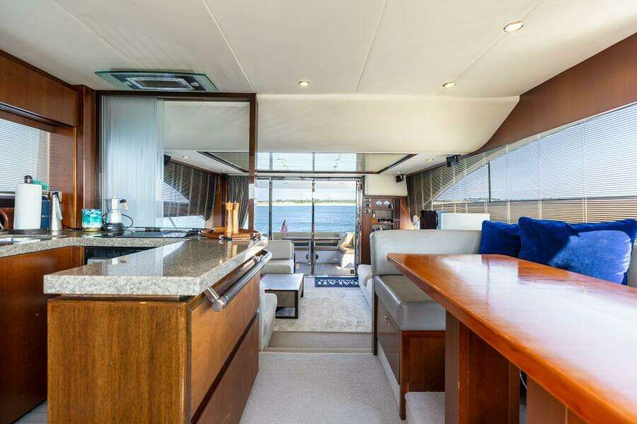 2011 Princess 64 'Harbor Story' - Galley & Dinette