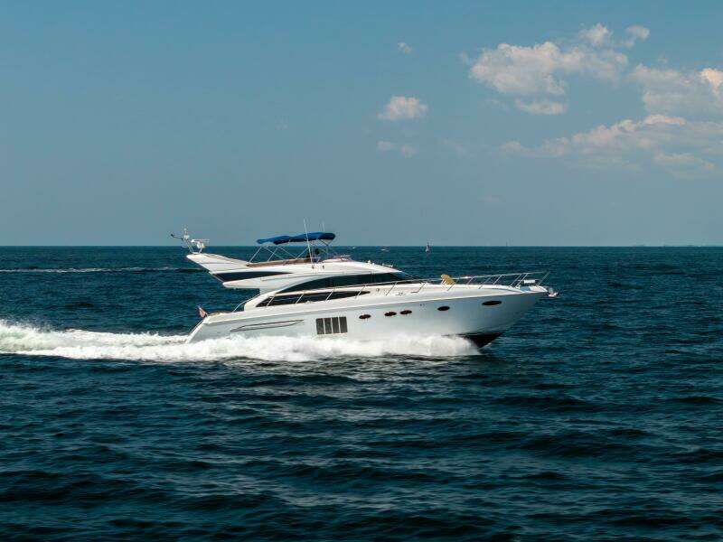 2011 Princess 64 'Harbor Story' - Profile Starboard