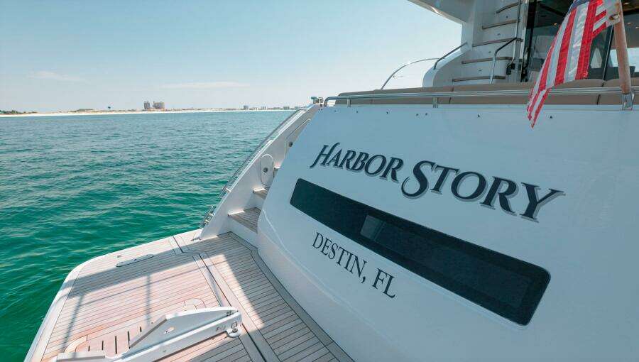 2011 Princess 64 'Harbor Story' - Swim Platform